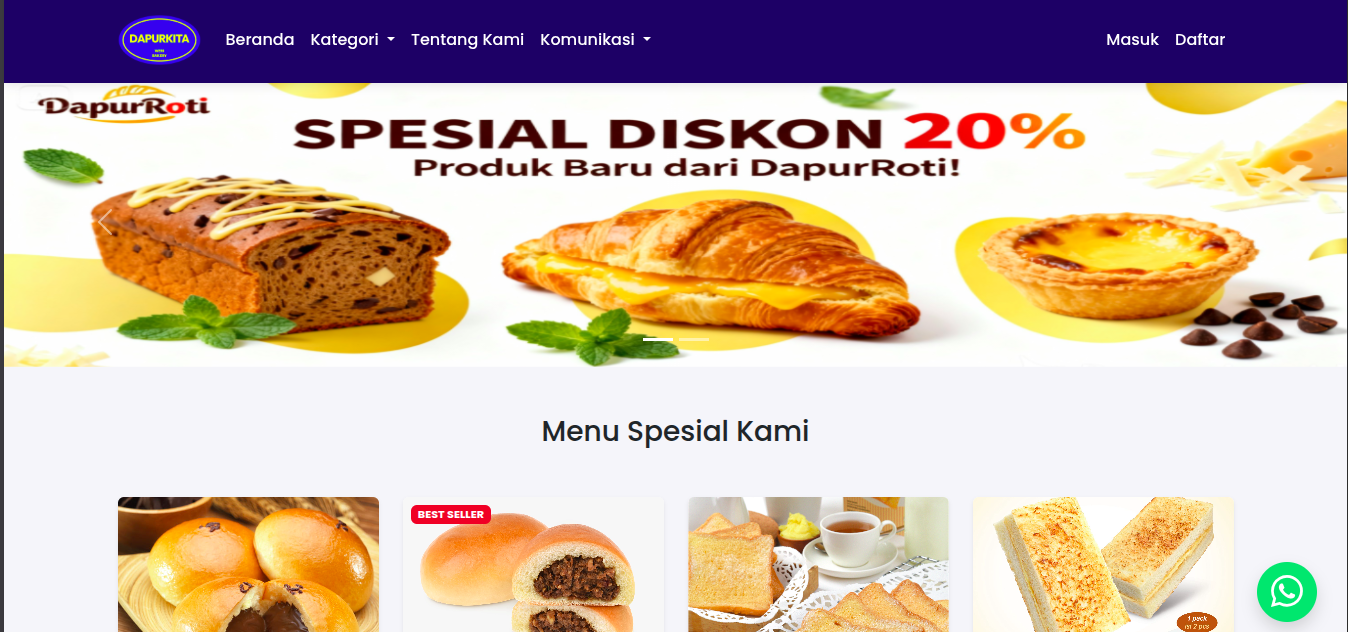 Dapur Roti - Homepage